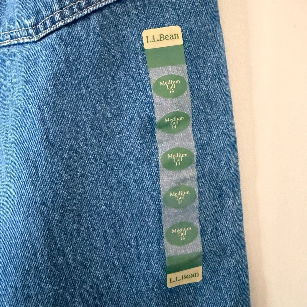 LLBean Original Fit Relaxed Jeans MT‎ 14 Flannel Lined